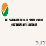 CUET PG 2024 Architecture and Planning Question Paper